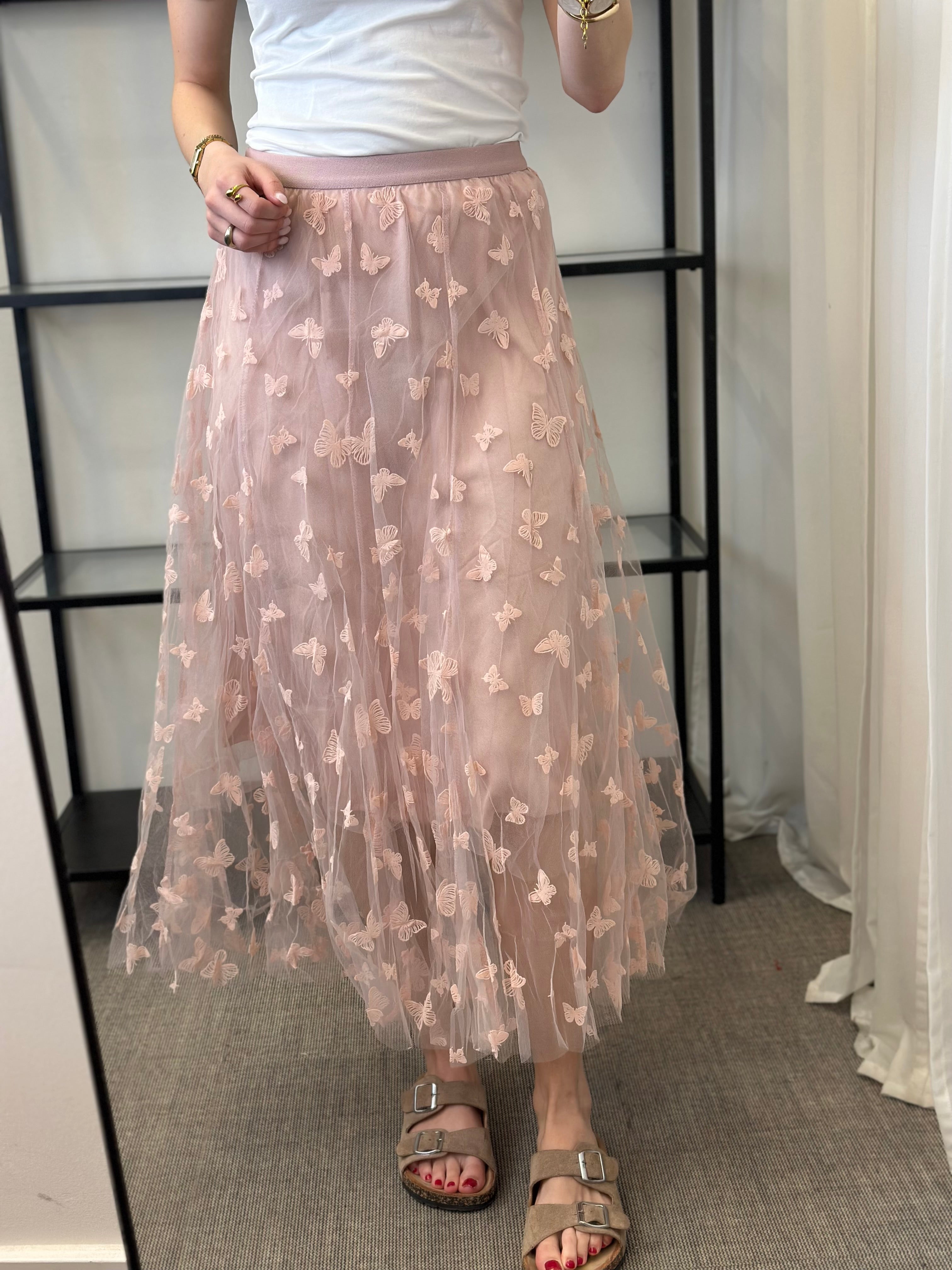 JÖRLEVIK - BUTTERFLY SKIRT - PINK