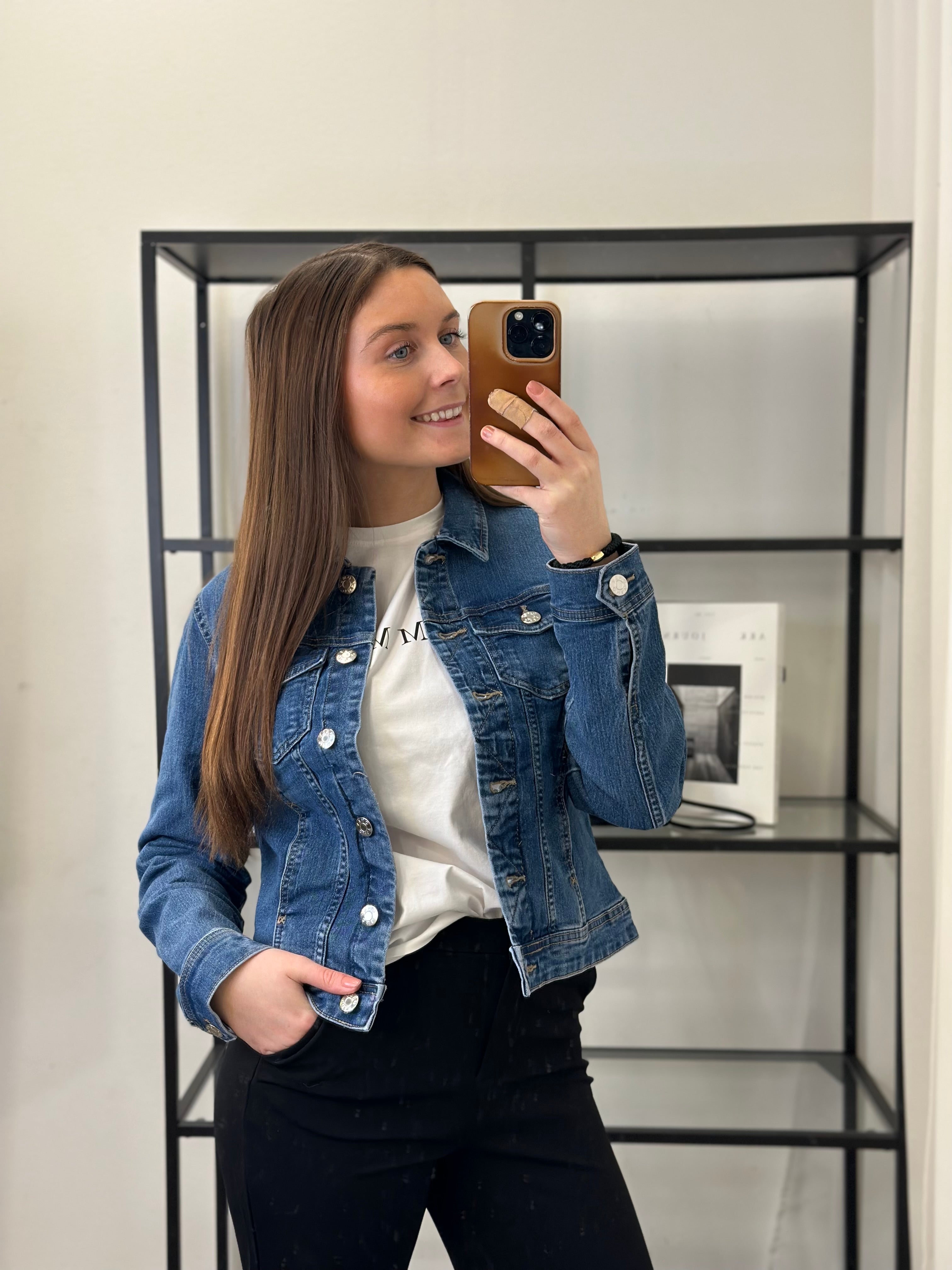 ONLY - WONDER JACKET - MEDIUM BLUE DENIM