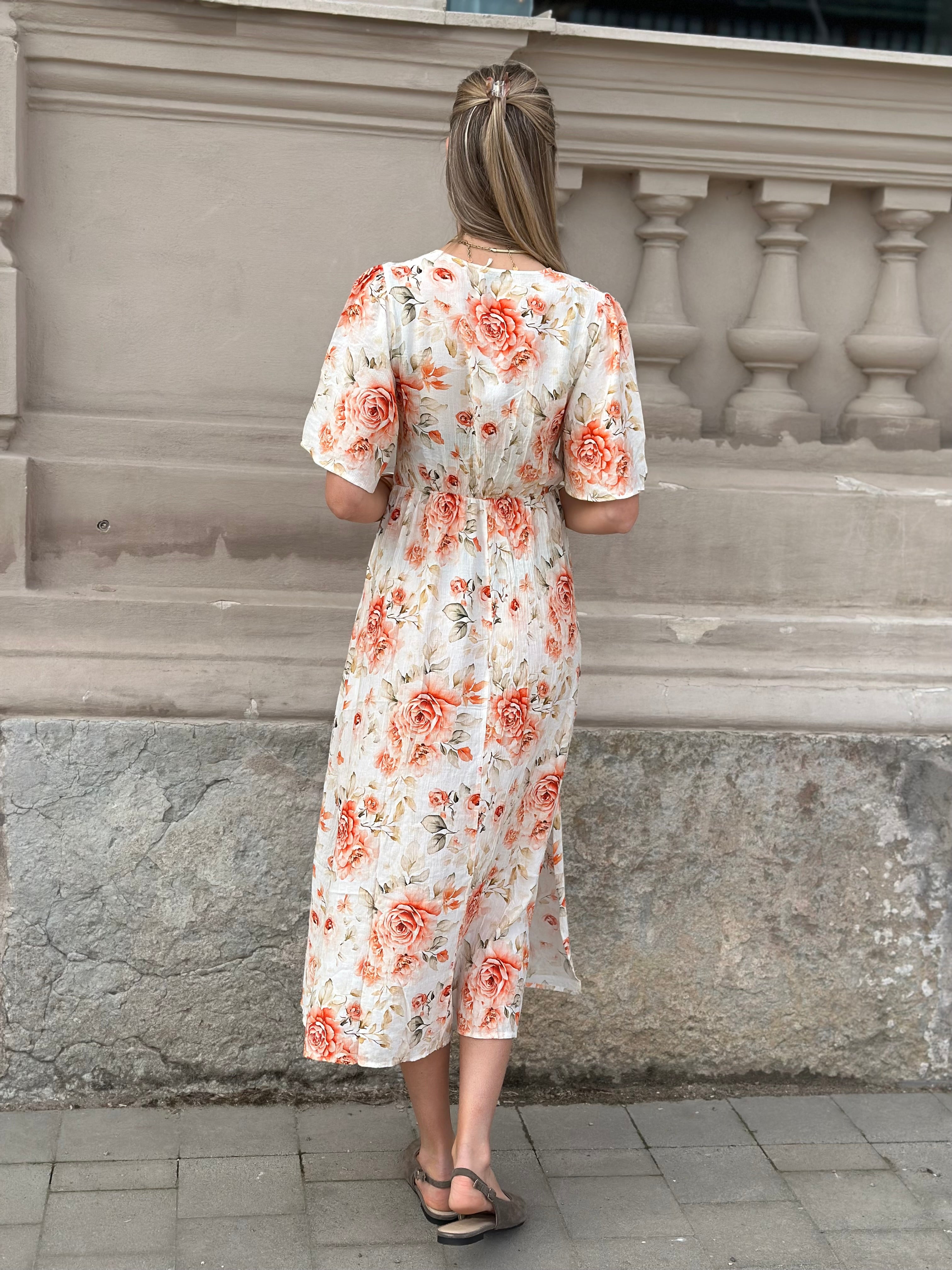 COSY HOUSE - FLOWER DRESS - ORANGE