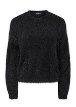 Ladda upp bild till gallerivisning, PIECES - MIE LS O-NECK KNIT - BLACK
