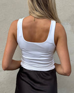 Ladda upp bild till gallerivisning, ONLY - LEA S/L 2-WAYS FIT TOP - BRIGHT WHITE
