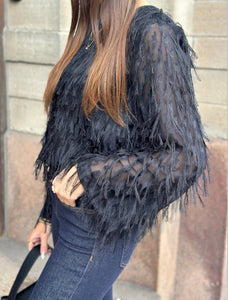 JDY - FLEUR L/S O-NECK TOP