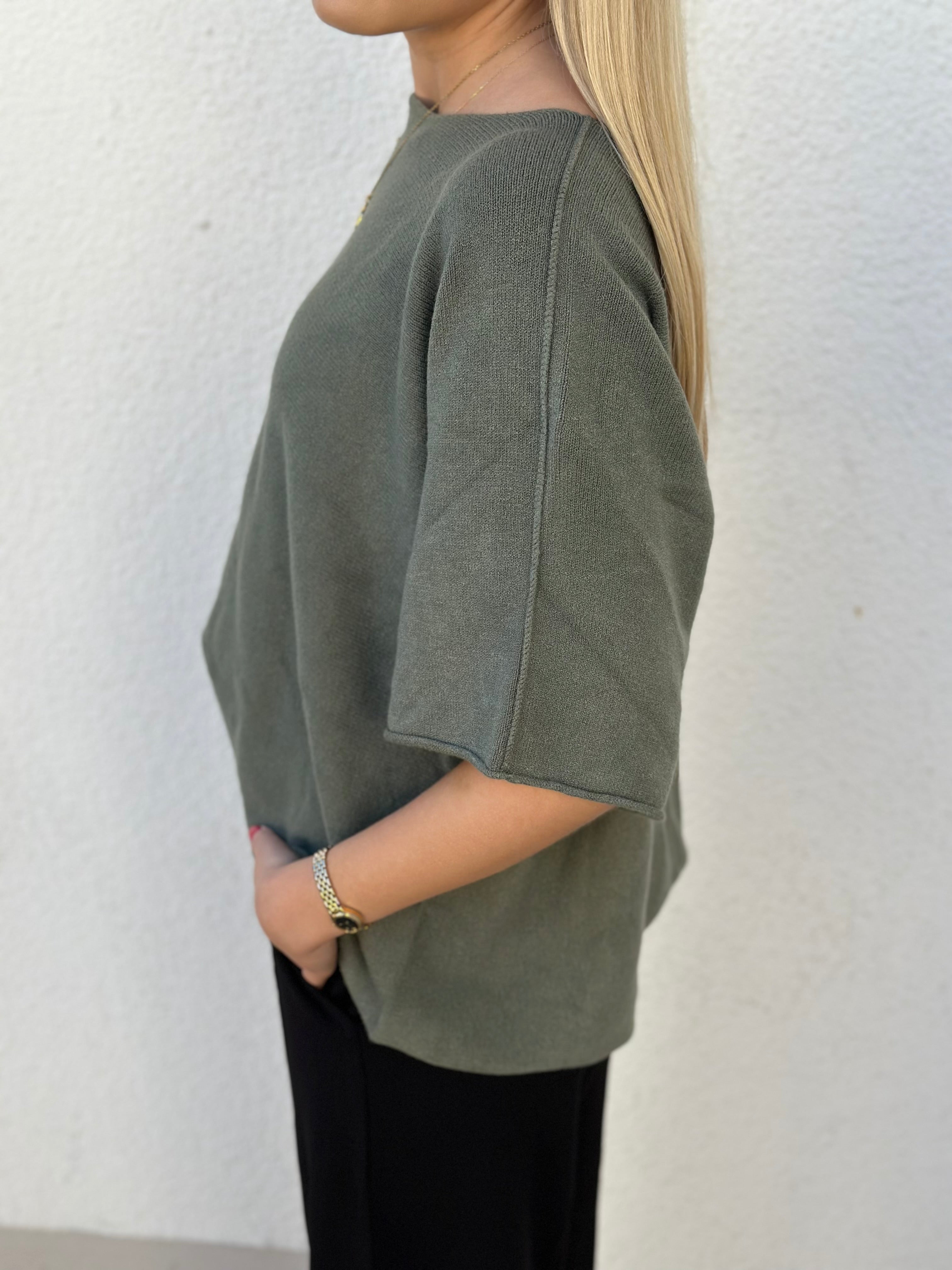 MARTA - STICKAD TRÖJA 5003 - MILITARY