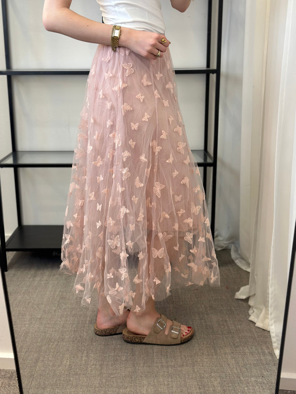 JÖRLEVIK - BUTTERFLY SKIRT - PINK