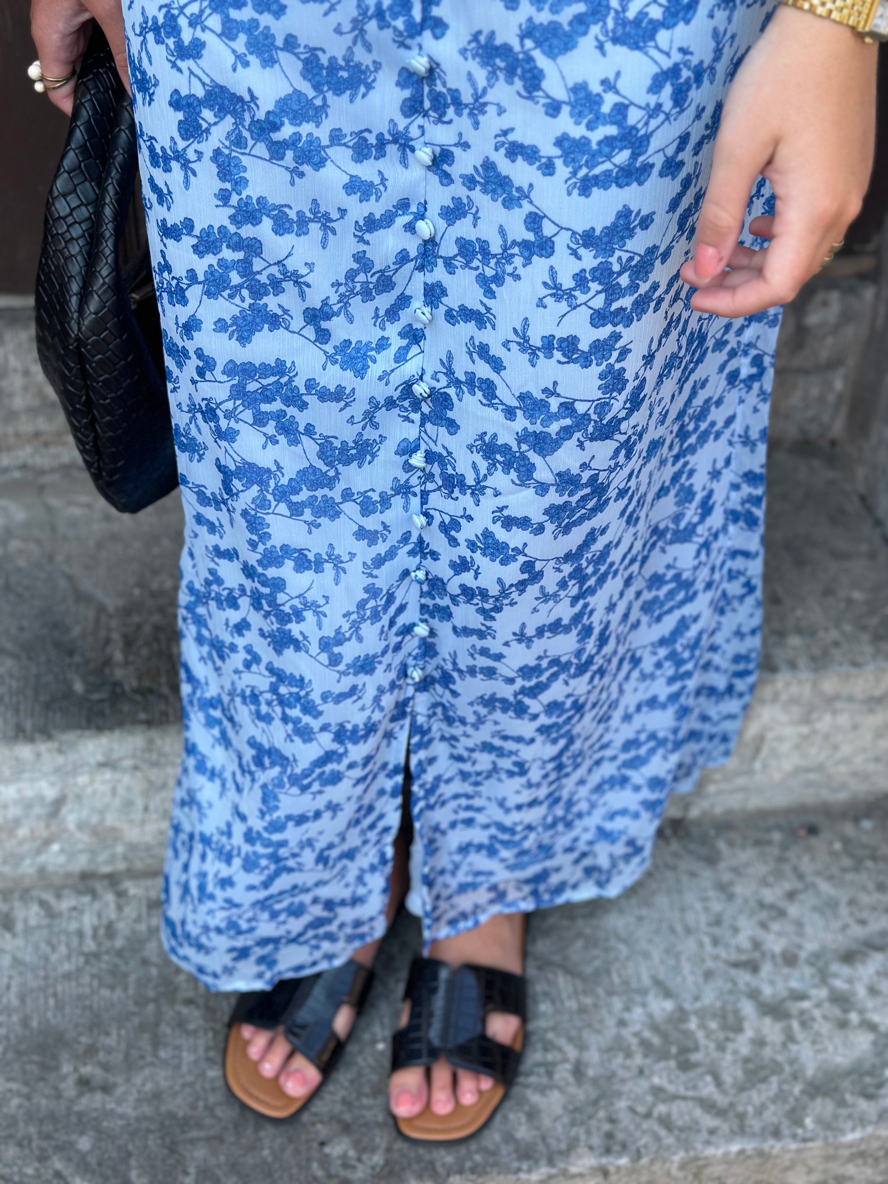 VEROMODA - SMILLA LONG DRESS - SKYWAY/BLUE MALLI