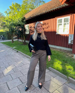 Ladda upp bild till gallerivisning, JDY - GEGGO MIA LONG CHECK PANT - COBBLESTONE
