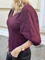 Ladda upp bild till gallerivisning, SOAKED - MAYBEL BLUSE 3/4 - WINETASTING
