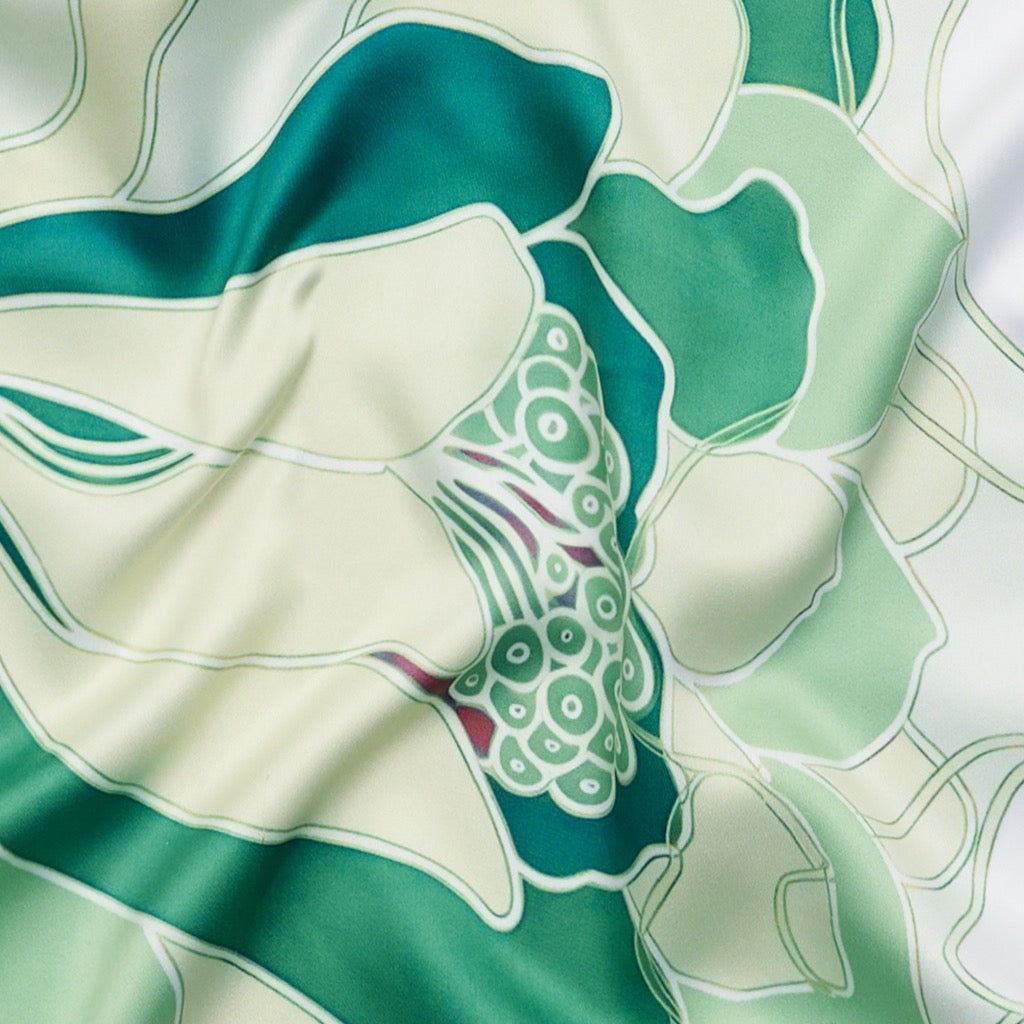 MARTA - FINJA SCARF - GREEN 3559