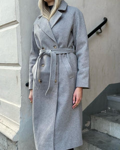 PIECES - MARBEL LONG COAT - MOREL