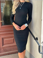 Ladda upp bild till gallerivisning, JDY - PRIME LIFE LS LONG DRESS - BLACK
