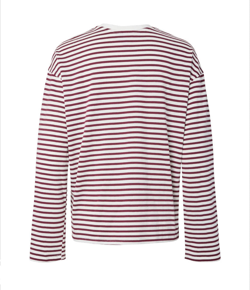 PIECES - SADIE LS TOP - TAWNY PORT