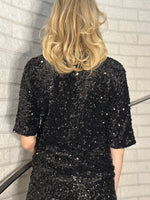 Ladda upp bild till gallerivisning, PIECES - KAM SS TOP - BLACK
