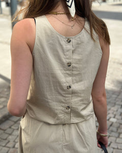 LEVETÉ - LEA TOP - BEIGE