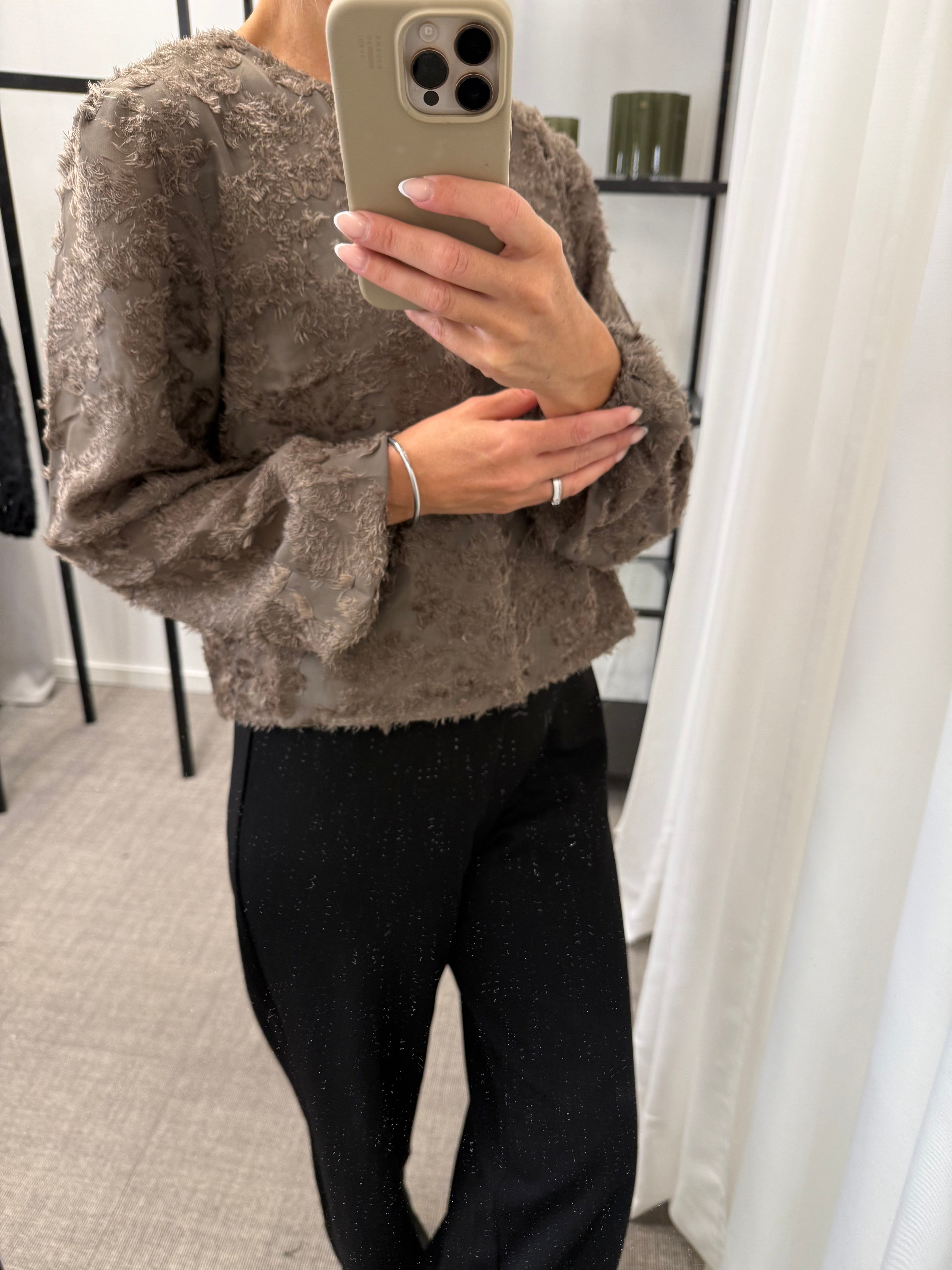 PIECES - MIARA LS TOP - MOREL