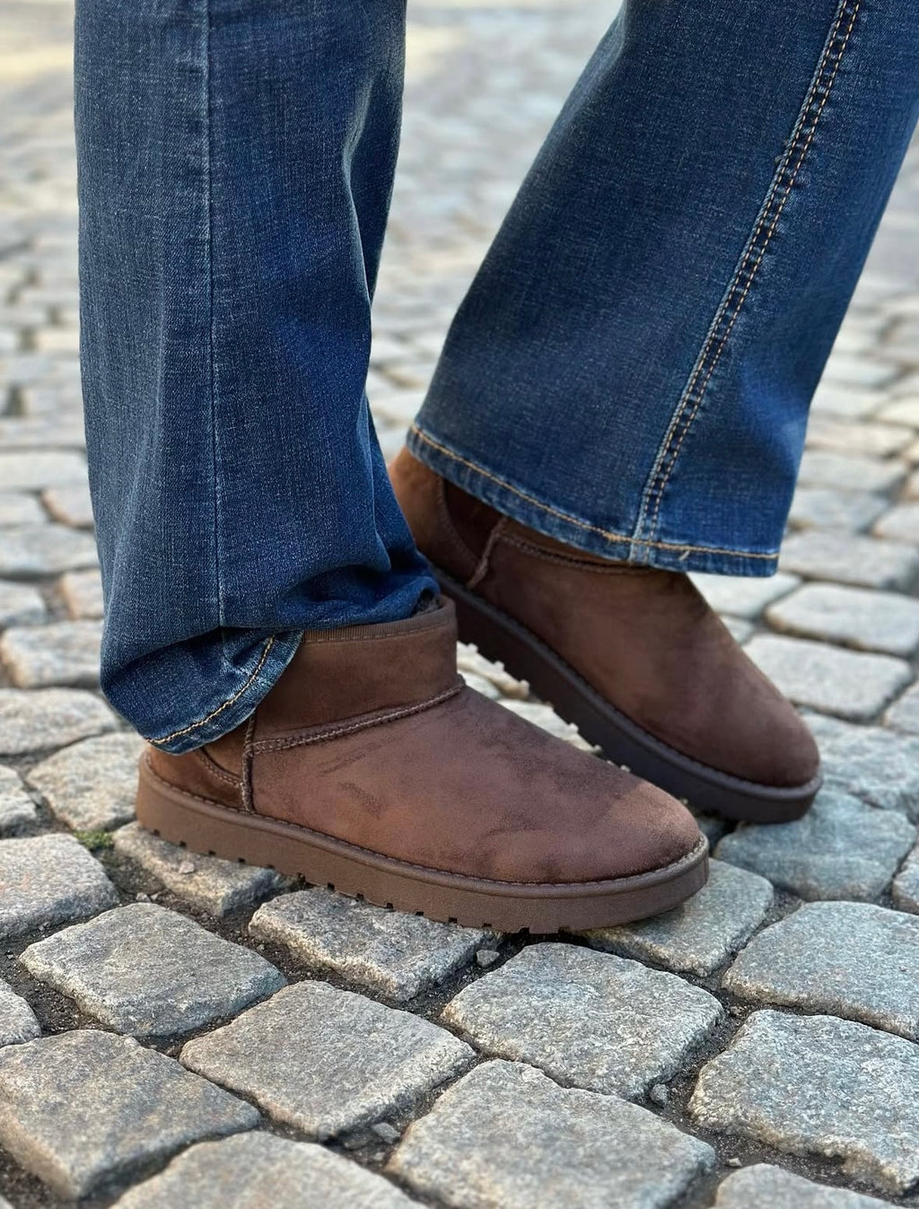 MARTA - 6353 PLATÅBOOTS - BROWN