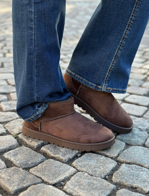 MARTA - 6353 PLATÅBOOTS - BROWN