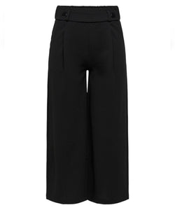 JDY - GEGGO NEW ANCLE PANTS - BLACK/BLACK BUTT