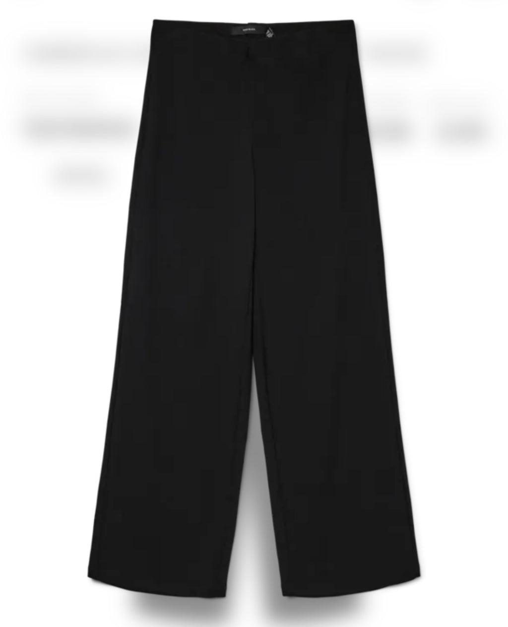 VERO MODA - BERLIN ZAMIRA MW WIDE PANT - BLACK