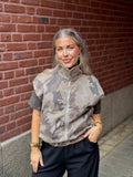 MARTA - SILVER VEST 68670 - BEIGE CAMO
