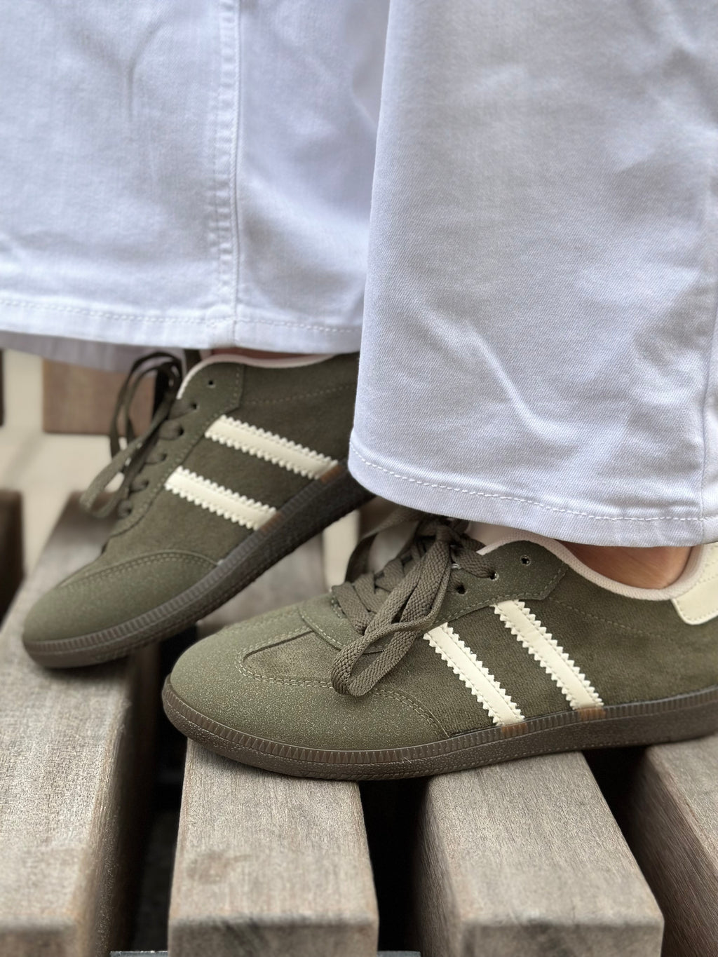 MARTA - SNEAKERS A-108 - GREEN