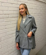 Ladda upp bild till gallerivisning, ONLY - NANCY LIFE LOOSE COAT - MEDIUM GREY MELANGE
