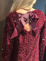 Ladda upp bild till gallerivisning, PIECES - KAM LS DRESS BACK BOW DRESS -
