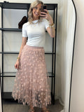 JÖRLEVIK - BUTTERFLY SKIRT - PINK