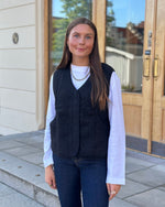 Ladda upp bild till gallerivisning, LEVETÉ ROOM - NISSA VEST - BLACK
