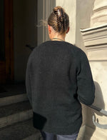 Ladda upp bild till gallerivisning, SELECTED FEMME - LULU LS KNIT O-NECK - BLACK
