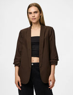 Ladda upp bild till gallerivisning, PIECES - BOSELLA 3/4 BLAZER - HOT FUDGE
