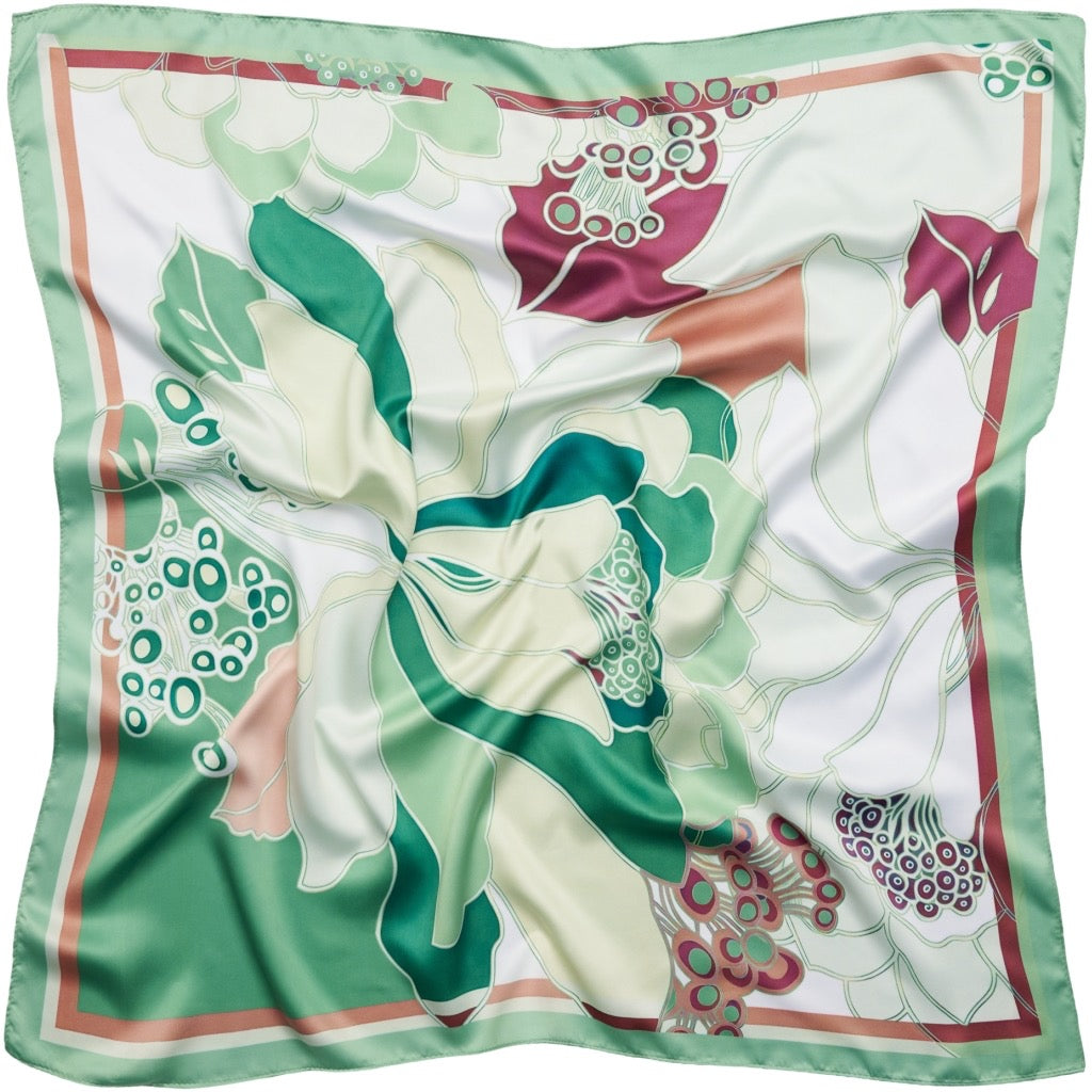 MARTA - FINJA SCARF - GREEN 3559