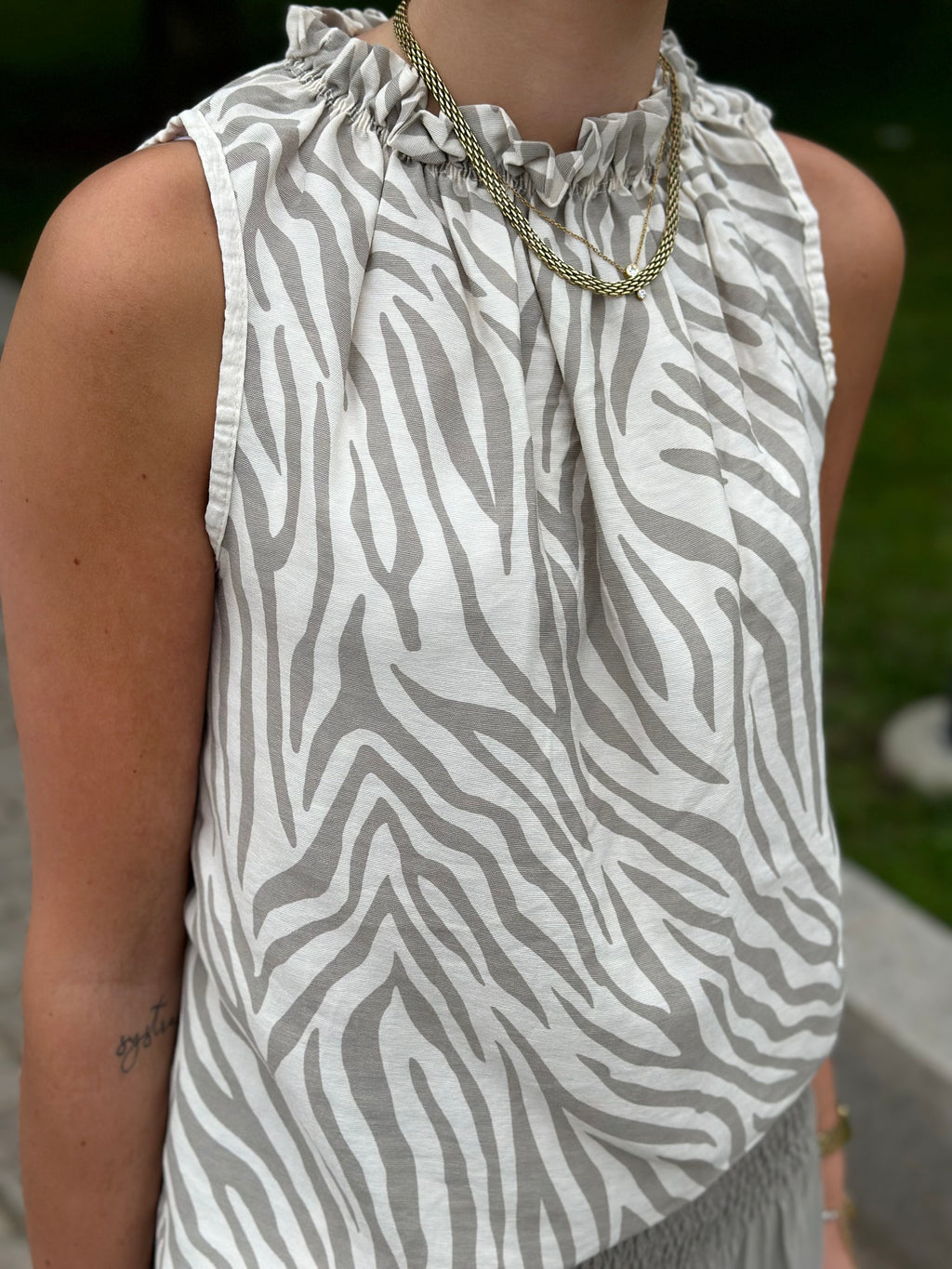 MARTA - LUCINA TOP 2319 - ZEBRA BEIGE