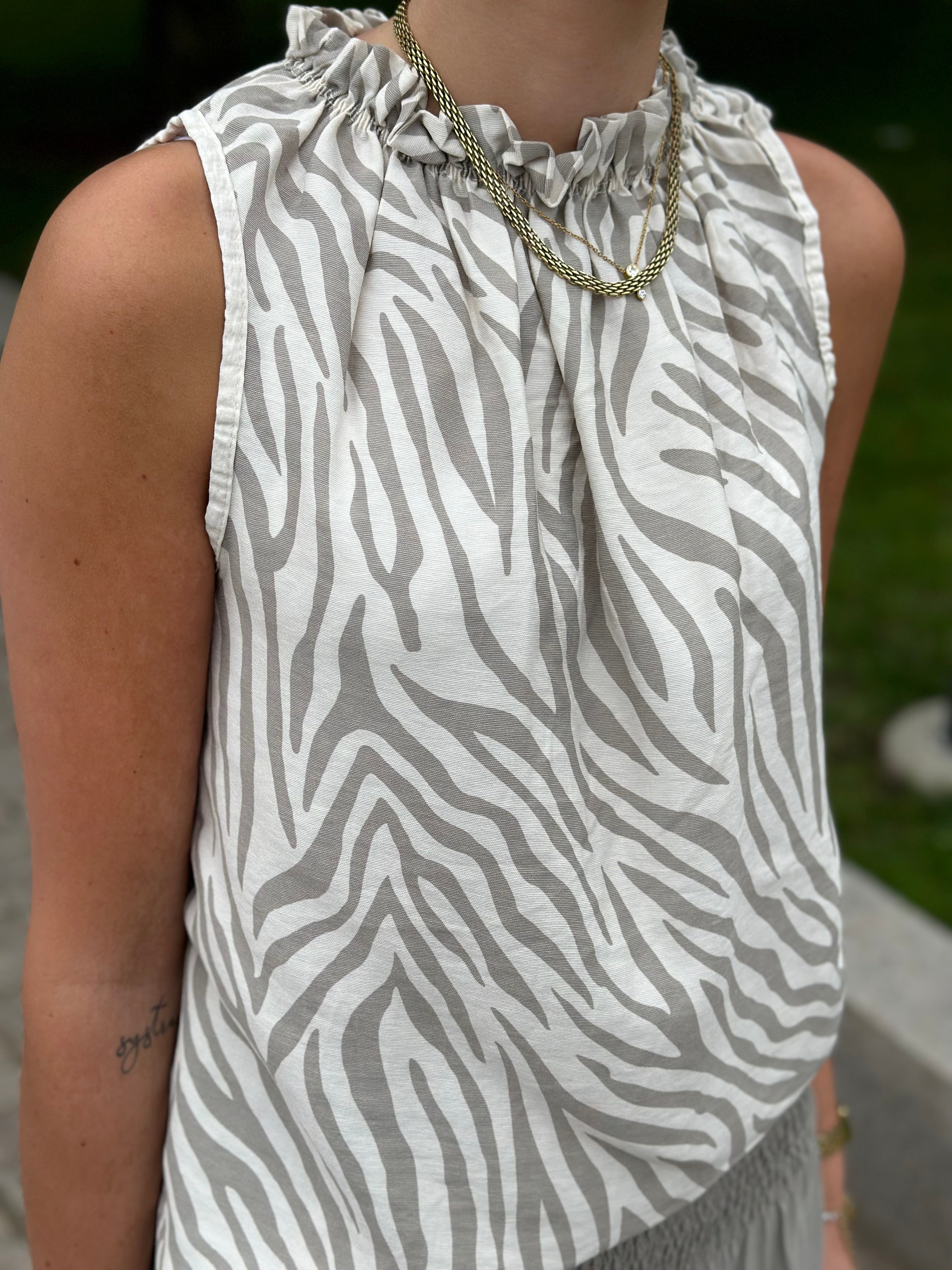 MARTA - LUCINA TOP 2319 - ZEBRA BEIGE
