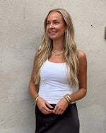Ladda upp bild till gallerivisning, ONLY - LEA S/L 2-WAYS FIT TOP - BRIGHT WHITE
