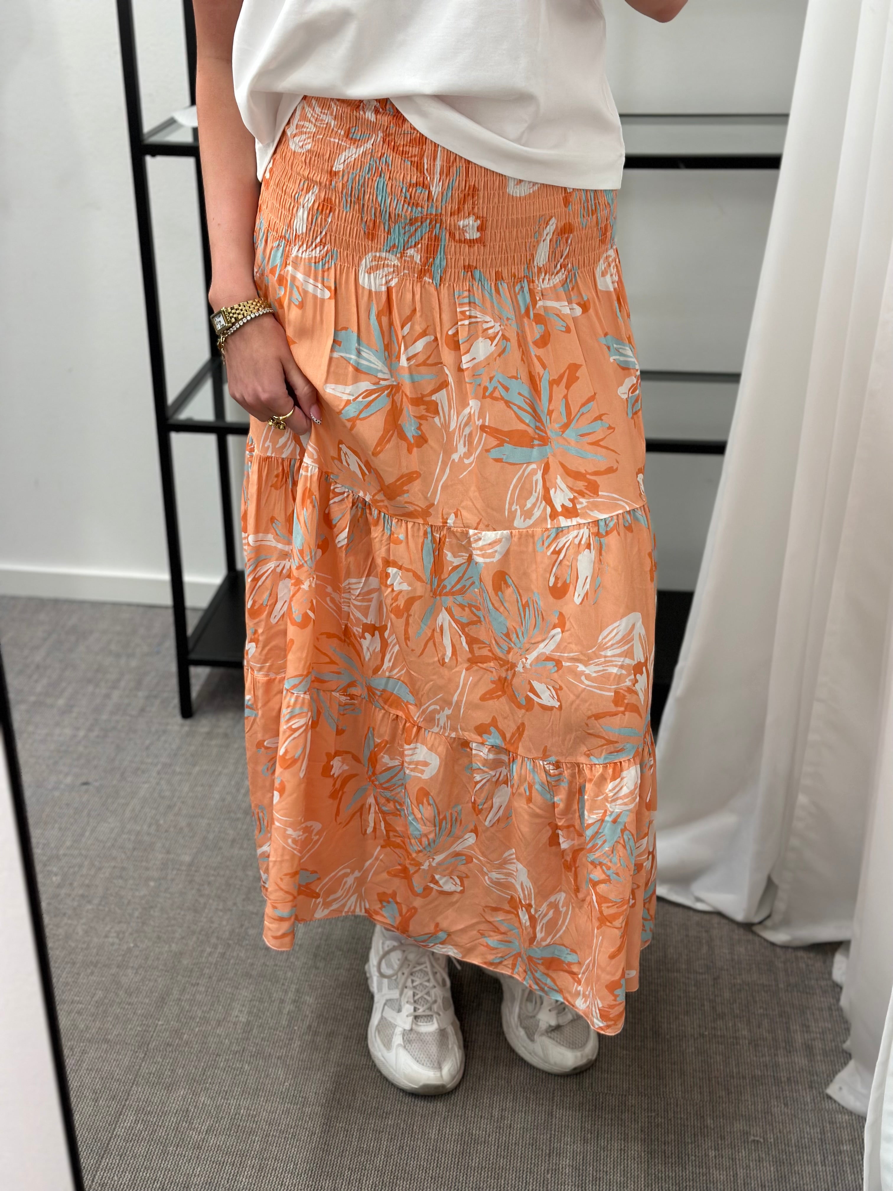 COSY HOUSE - SMOCK KJOL - ORANGE