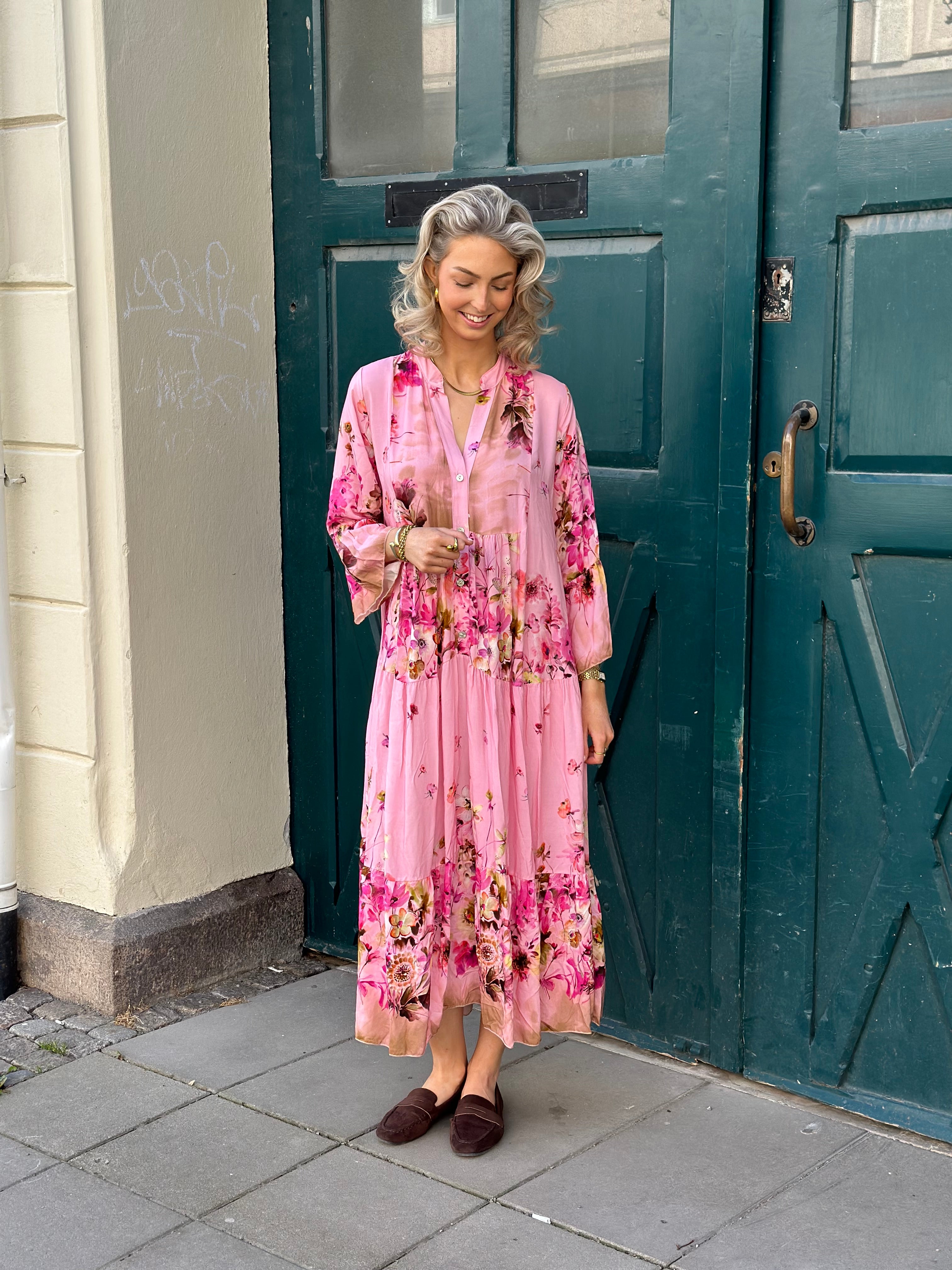 JÖRLEVIK - ZASSI WILDFLOWER DRESS - PINK