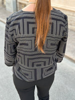 Ladda upp bild till gallerivisning, JDY - LION LIFE CAPOTE SHIRT - BLACK/WHITE
