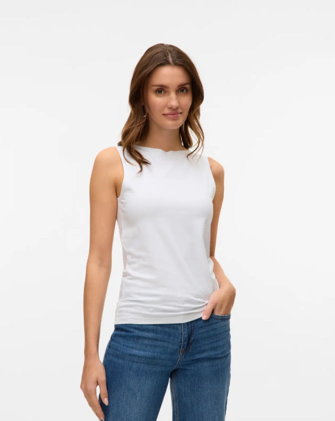VEROMODA - PANDA MODAL SL TOP - WHITE