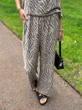 MARTA LUPUS PANTS 22598 - ZEBRA FANGO