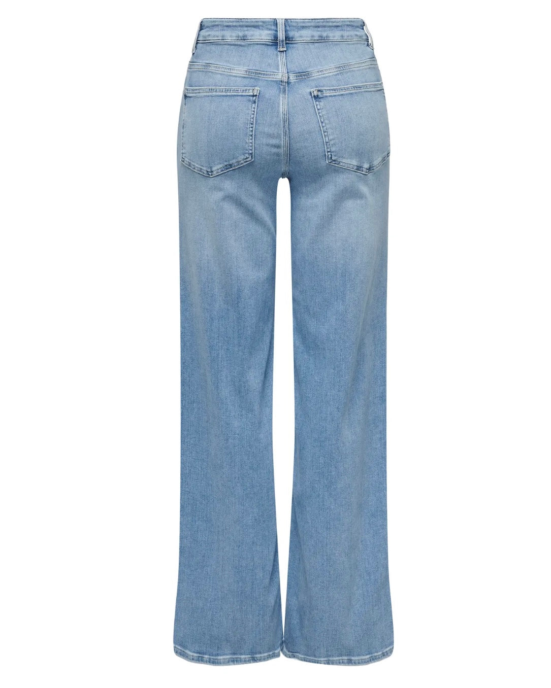 ONLY - MADISON BLUSH HW WIDE DENIM CRO371 - LIGHT BLUE DENIM