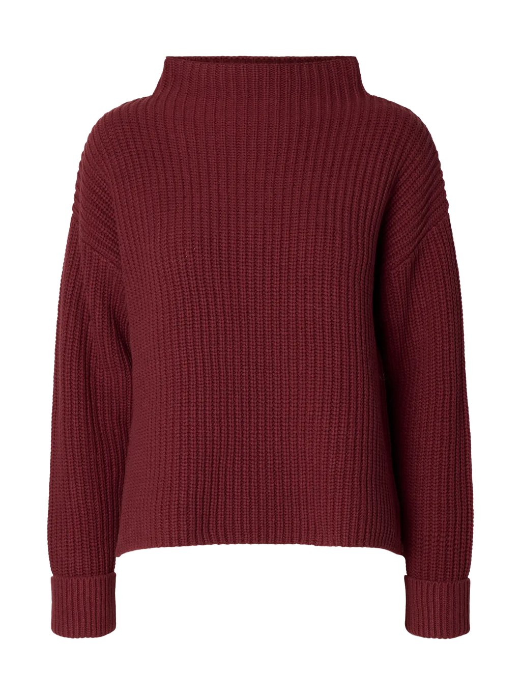 SELECTED FEMME - SELMA LS KNIT PULLOVER - TAWNY PORT