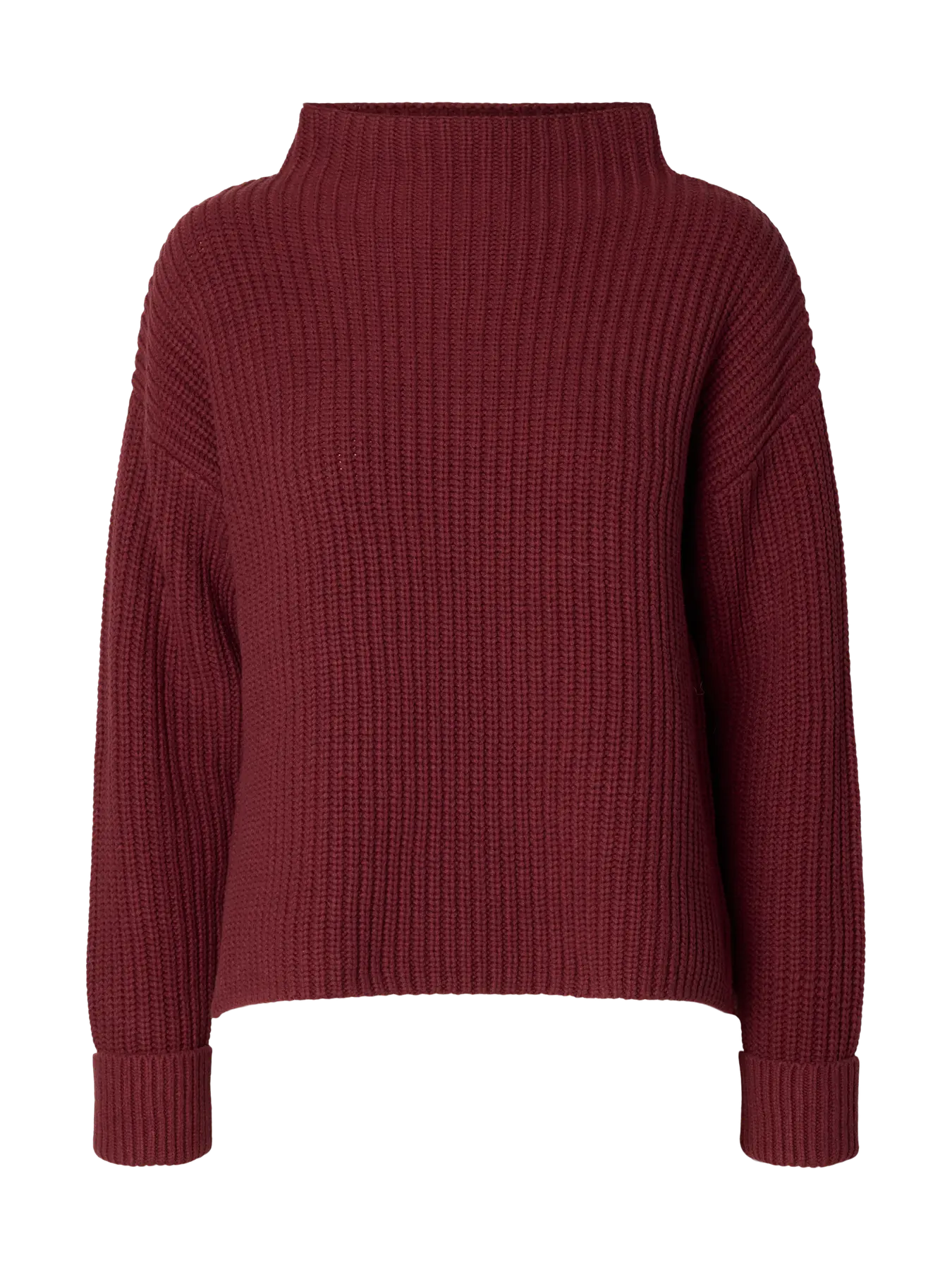 SELECTED FEMME - SELMA LS KNIT PULLOVER - TAWNY PORT