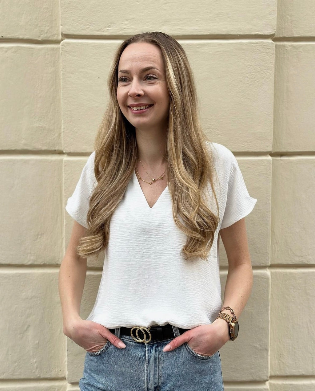 JDY - LION S/S TOP - CLOUD DANCER