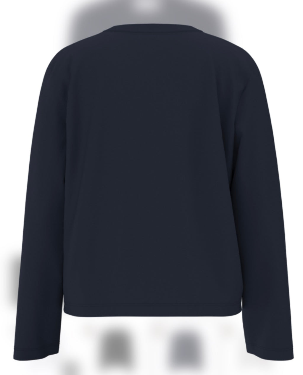 SELECTED FEMME - ESSENTIAL LS BOXY TEE - DARK SAPPHIRE