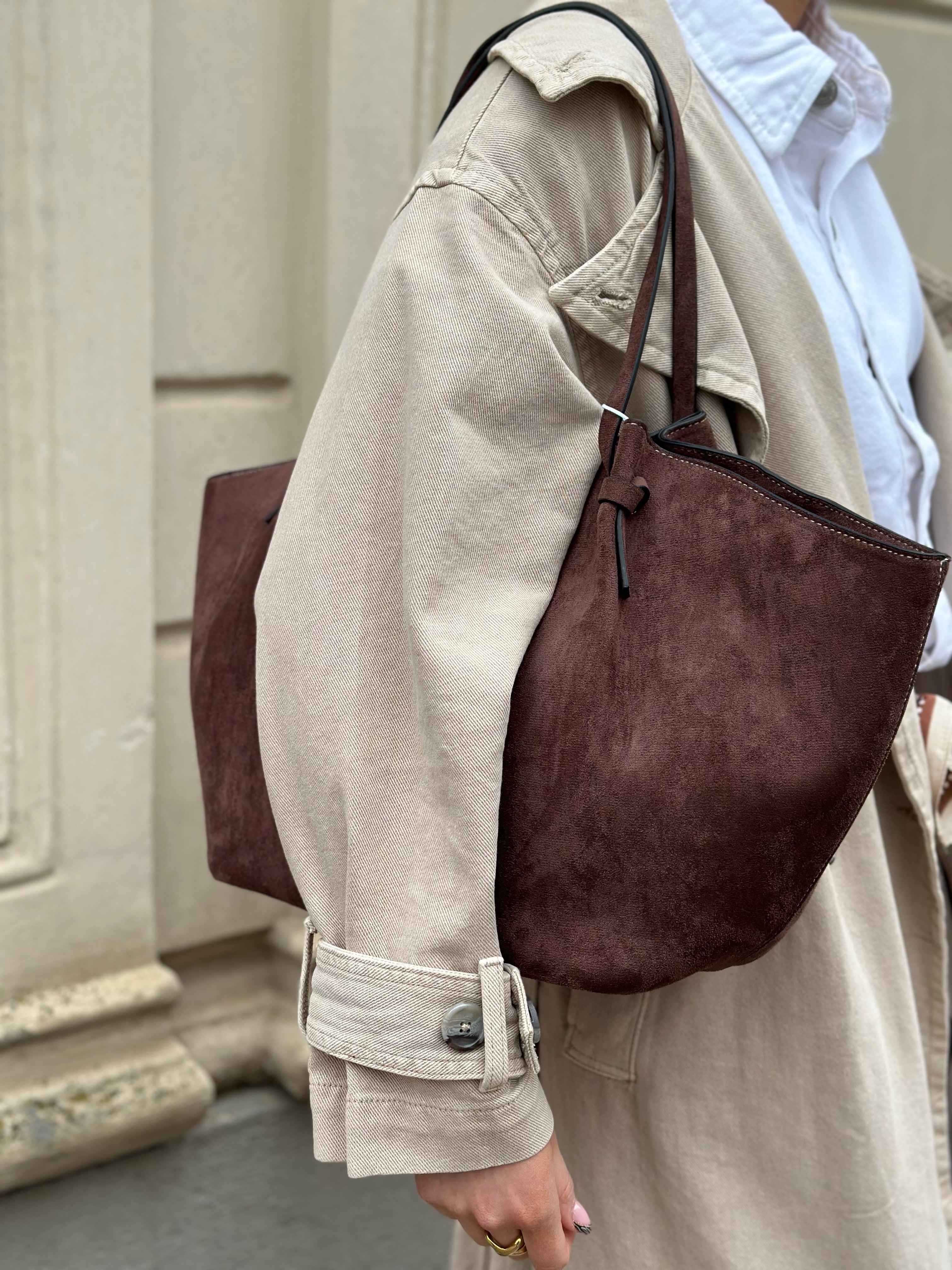 VEROMODA - RODITTA SHOPPER - COFFEE BEAN