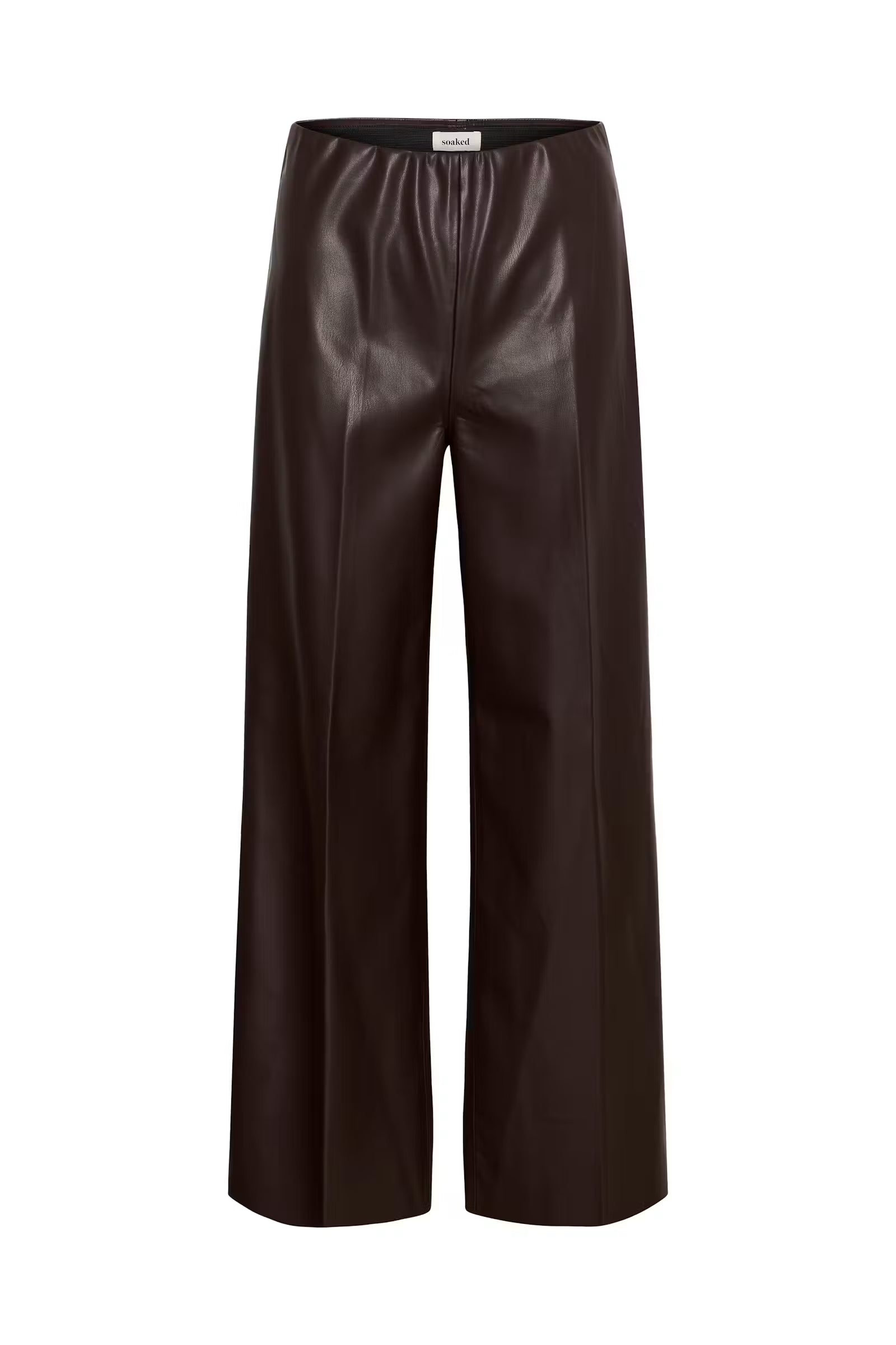 SOAKED - KAYLEE WIDE LONG PANTS - CHOCOLATE TORTE