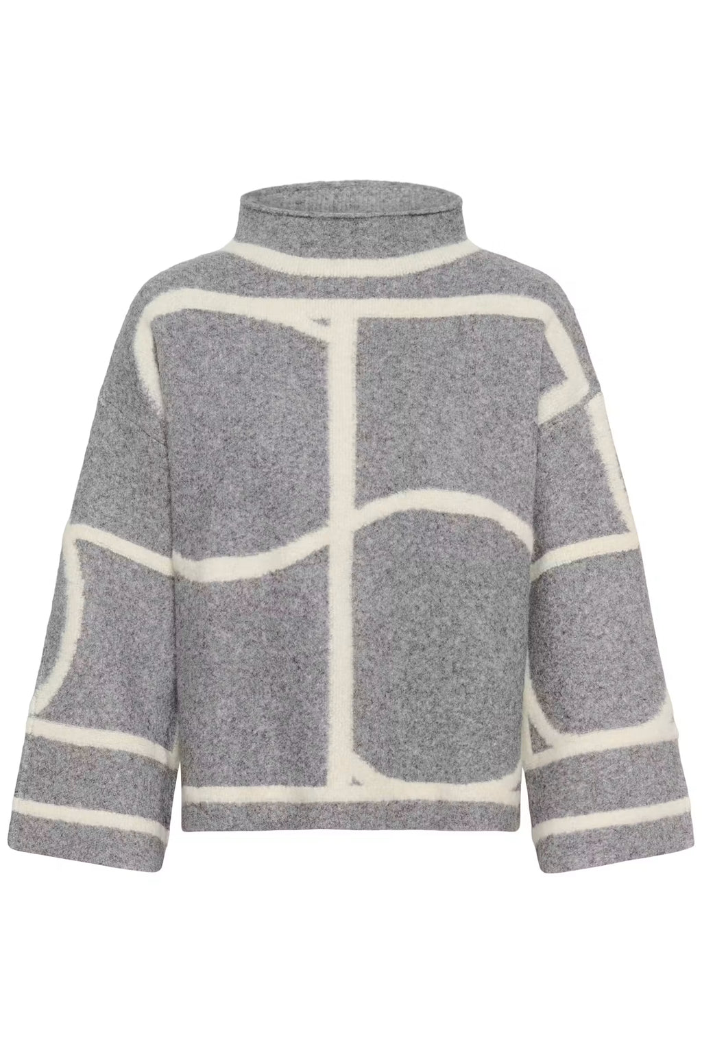 SOAKED - SOREA MONO PULLOVER 30408778 - GREY MELANGE