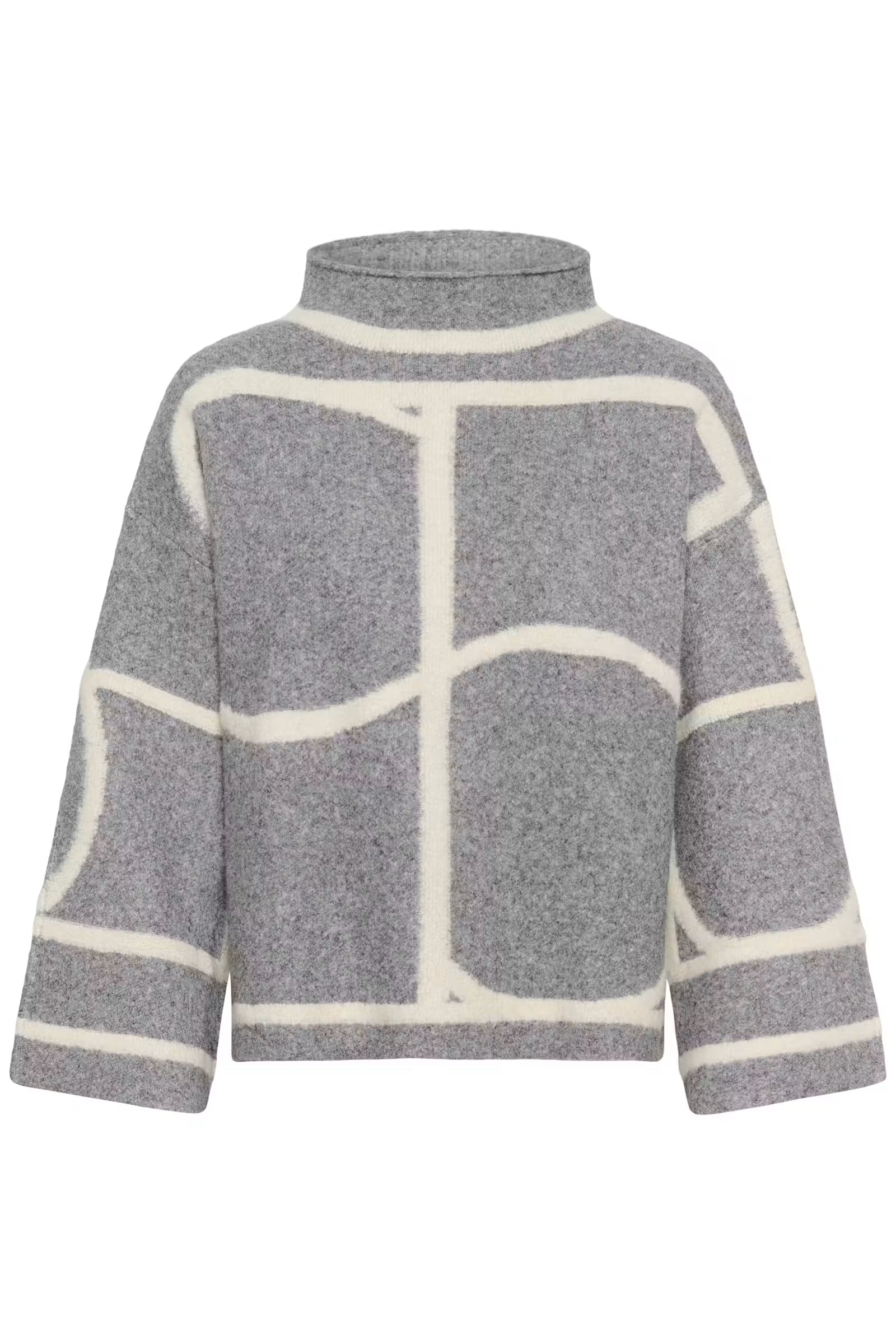 SOAKED - SOREA MONO PULLOVER 30408778 - GREY MELANGE