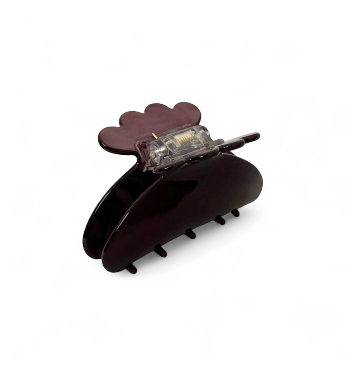 STELLA DETAILS - SMALL CLOUD  CLIP 7 CM - BURGUNDY