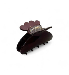 STELLA DETAILS - SMALL CLOUD  CLIP 7 CM - BURGUNDY